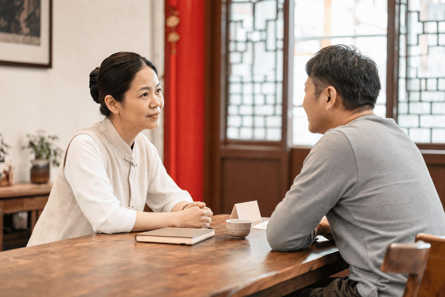 人員支持的重點,是傾聽、說明與適當轉介